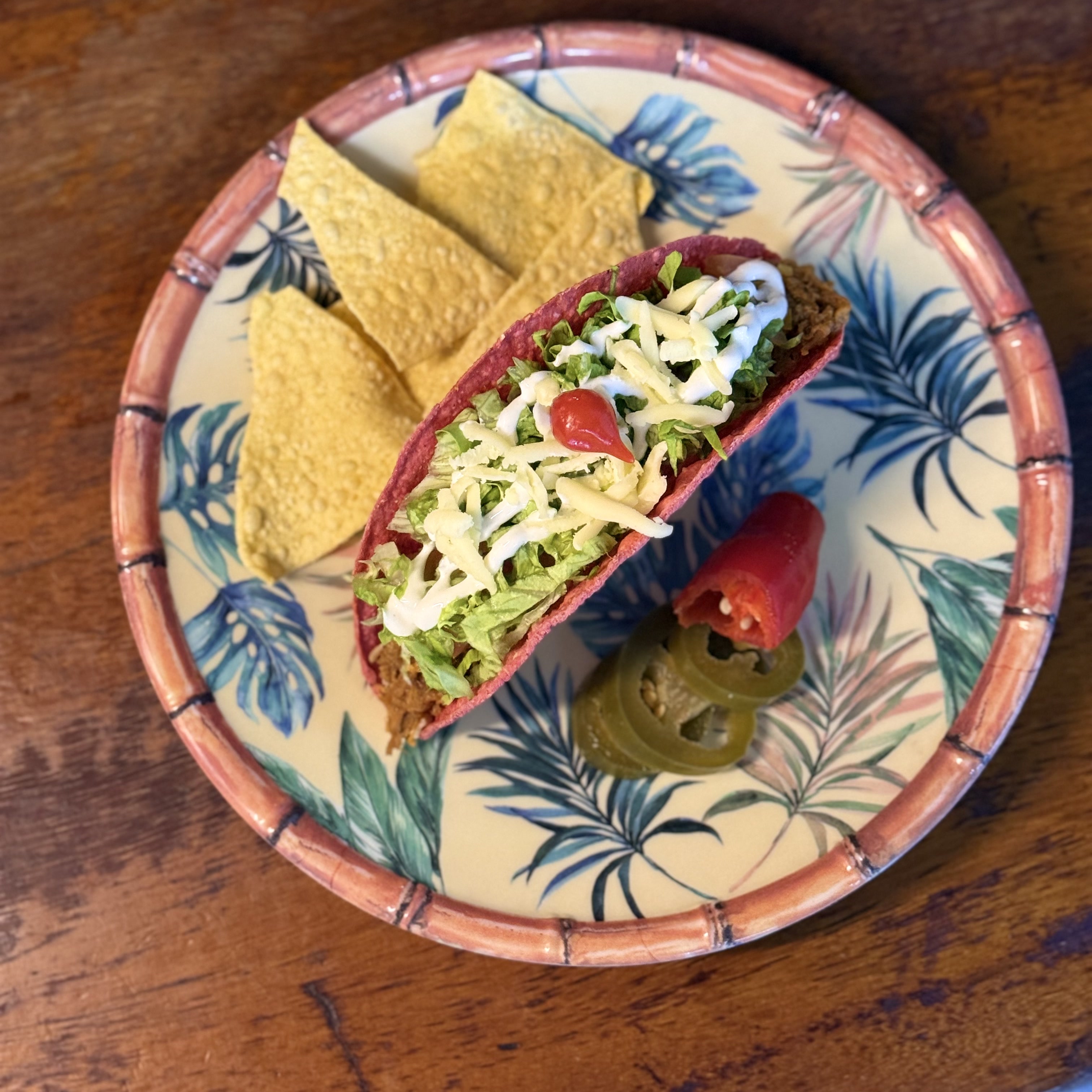 tacos e burrito de carne